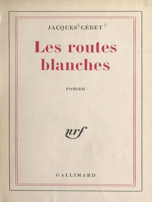 cover image of Les routes blanches